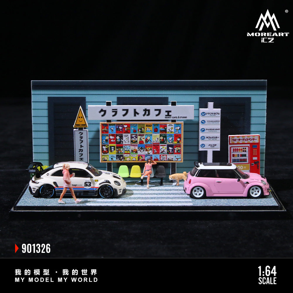 MoreArt 1:64 Daily Life in Front of a Cafe MO901326