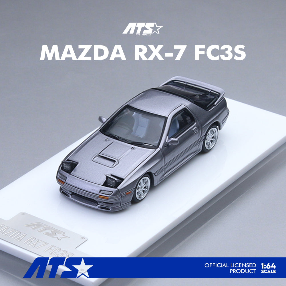 ATS Model 1:64 Mazda RX7 FC3S Silver Grey ATS880203