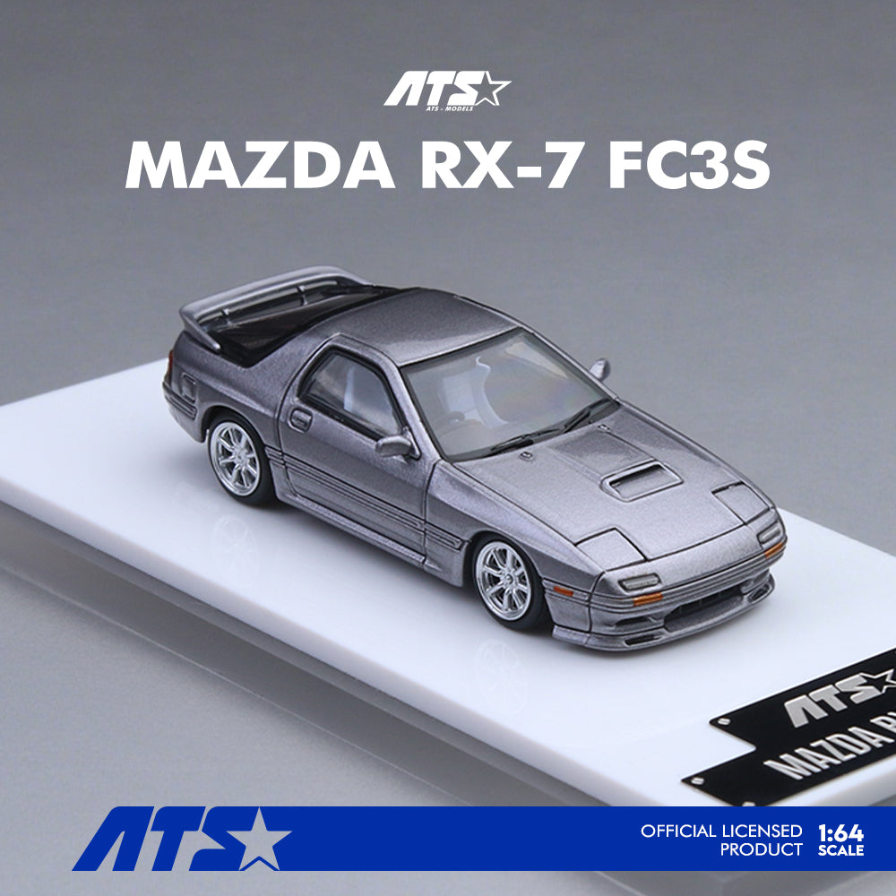 ATS Model 1:64 Mazda RX7 FC3S Silver Grey ATS880203