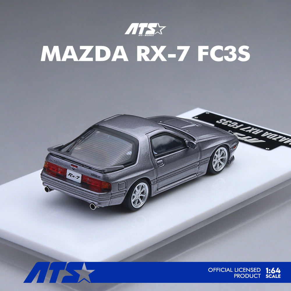 ATS Model 1:64 Mazda RX7 FC3S Silver Grey ATS880203