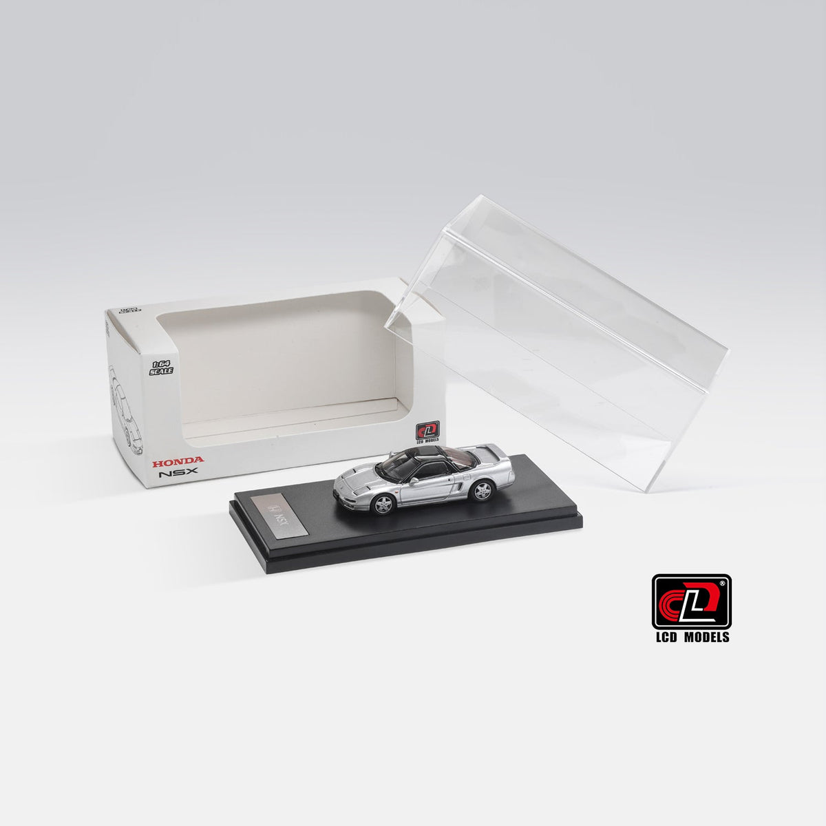 LCD 1:64 Honda NSX Mk1 NA1 Silver LCD64033-SI