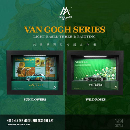 ModelArt 1:64 VanGogh series lighting version 3D painting