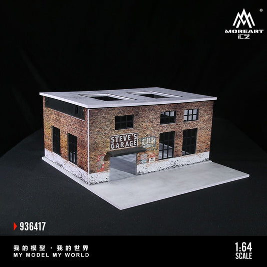 MoreArt 1:64 STEVE'S GARAGE SCENE MO936417