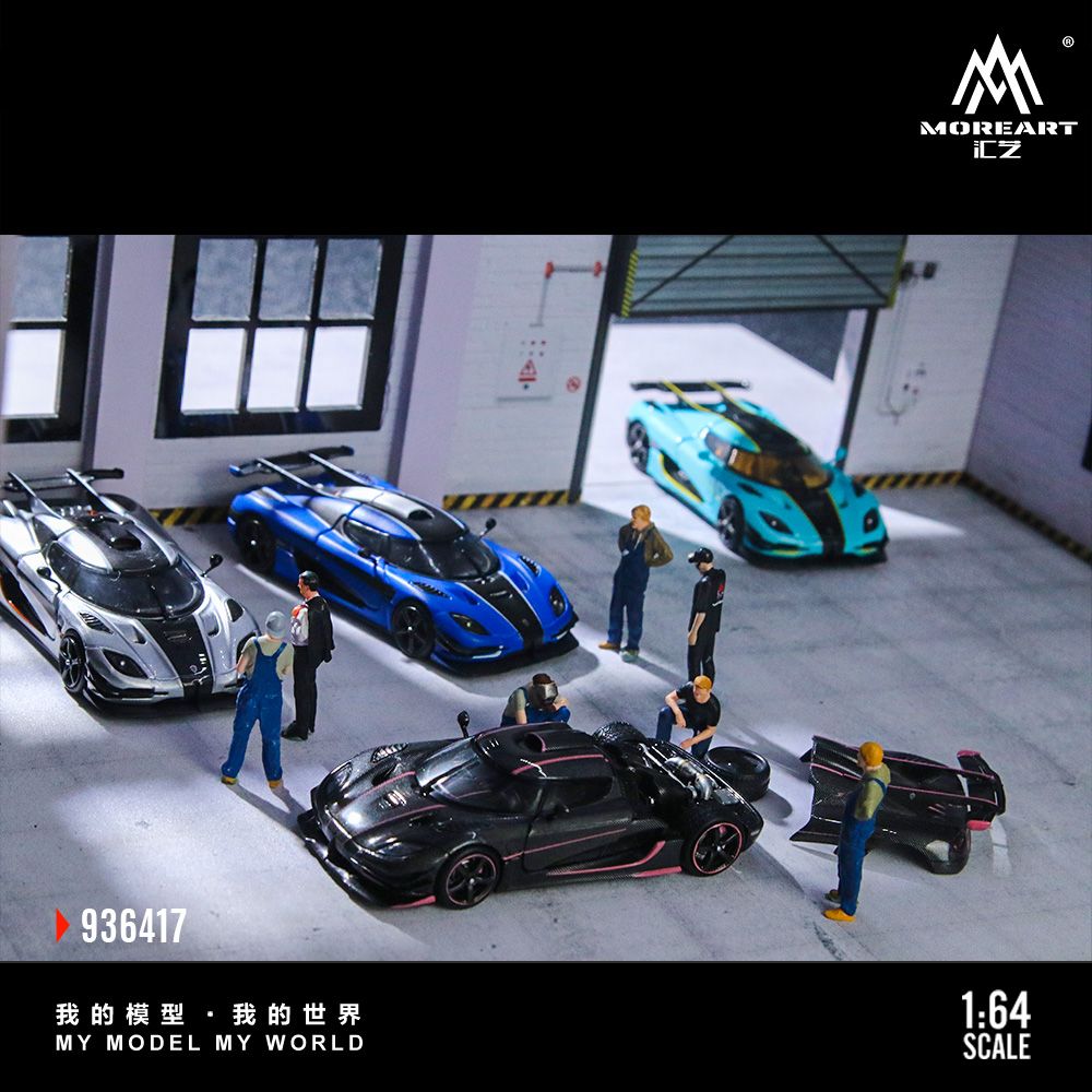 MoreArt 1:64 STEVE'S GARAGE SCENE MO936417