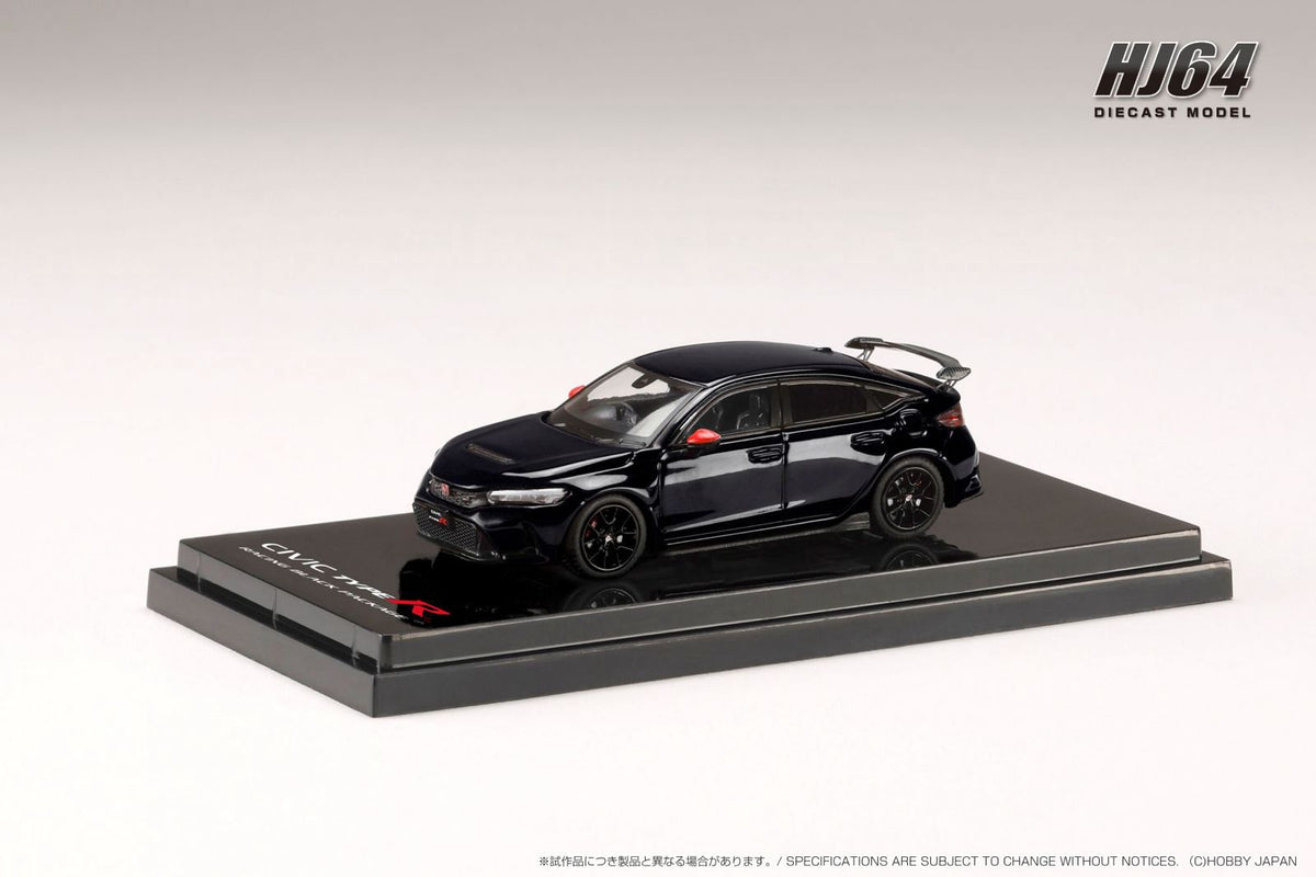 Hobby Japan 1:64 Honda CIVIC TYPE R (FL5) RACING BLACK Package / Genuine Optional Parts (6 colors)
