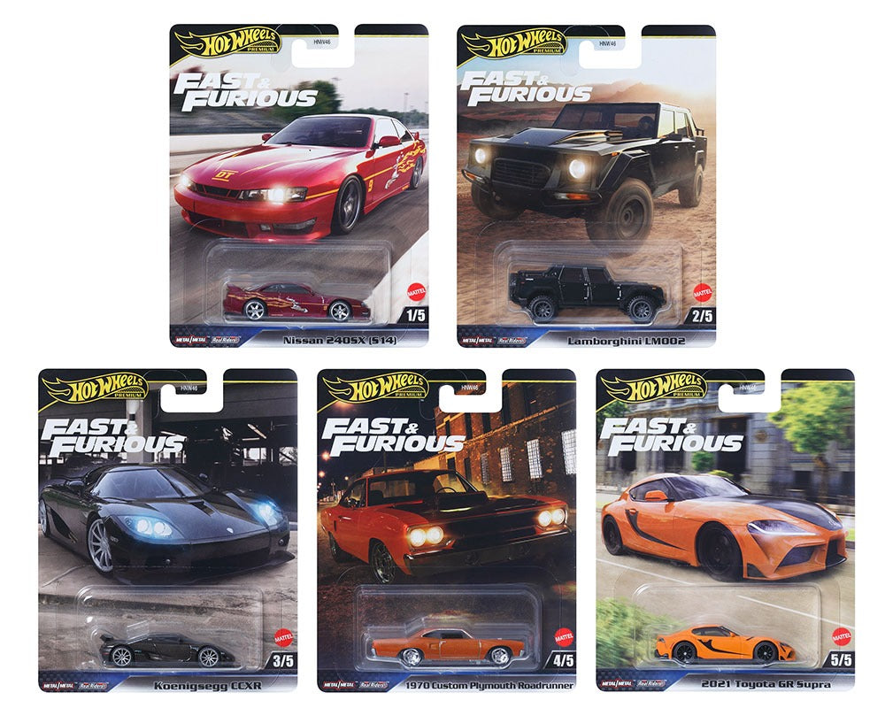 Hot Wheels 1:64 Fast & Furious Premium 2025 L Assortment HNW46-956L