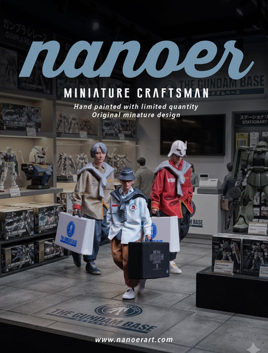 Nanoer 1:64 Gunpla Man (3 Variants)