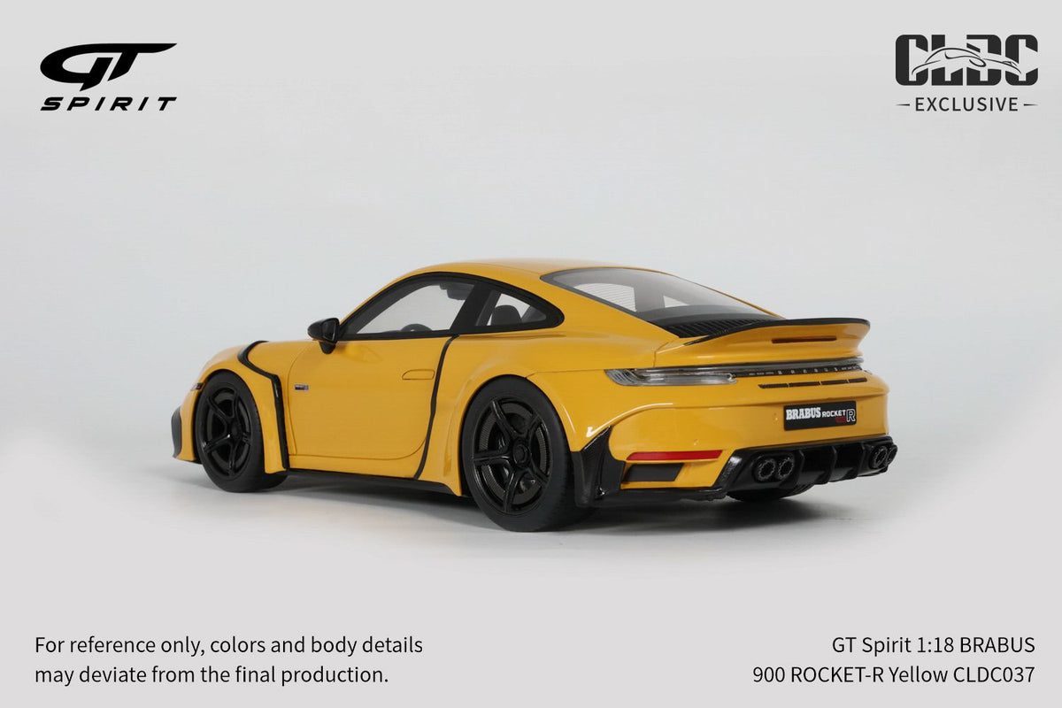 GT Spirit 1:18 Porsche BRABUS 900 Rocket-R Yellow CLDC037