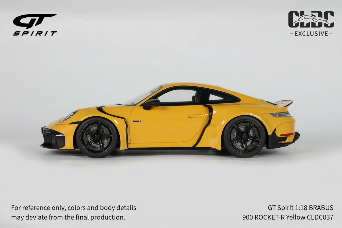 GT Spirit 1:18 Porsche BRABUS 900 Rocket-R Yellow CLDC037