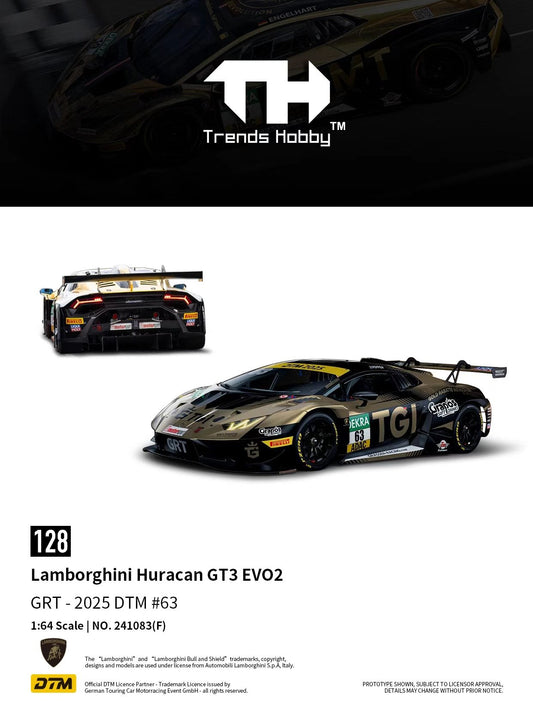 [Preorder] Trends Hobby 1:64  Lamborghini Huracan GT3 EVO2 - DTM 2025 #63 241083(F)