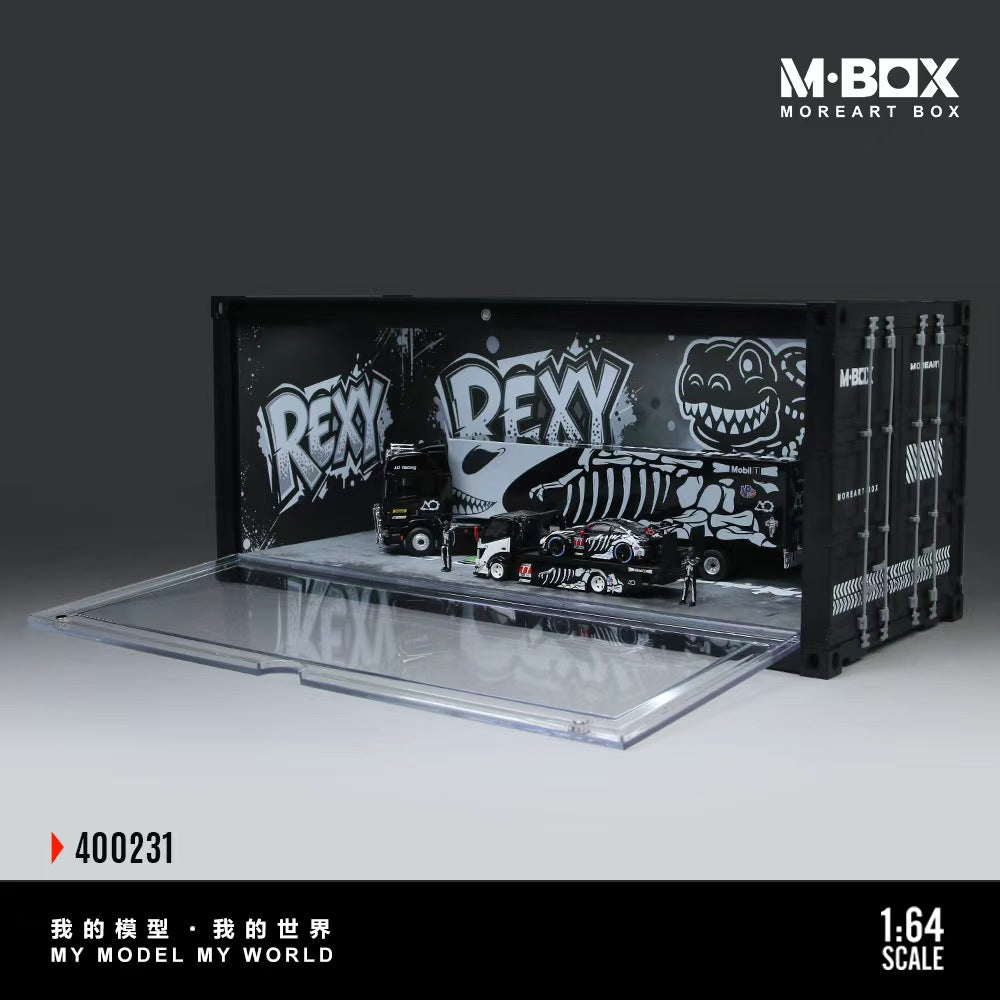 [Preorder] MBOX 1:64 Dinosaur Painted Container Scene MB400229/ MB400230/ MB400231