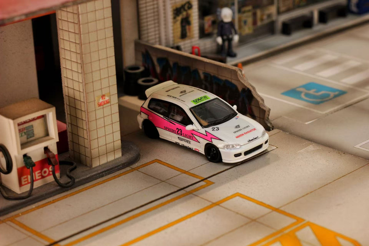 [Preorder] Street Weapon 1:64 Honda Civic EG6 Lighting Livery (2 Colours)