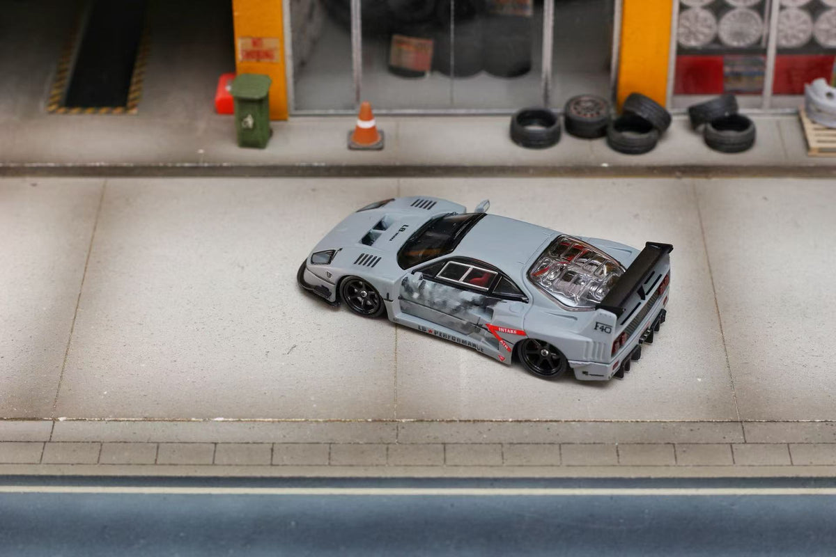 Ghost Player 1:64 LBWK Ferrari F40 Grey
