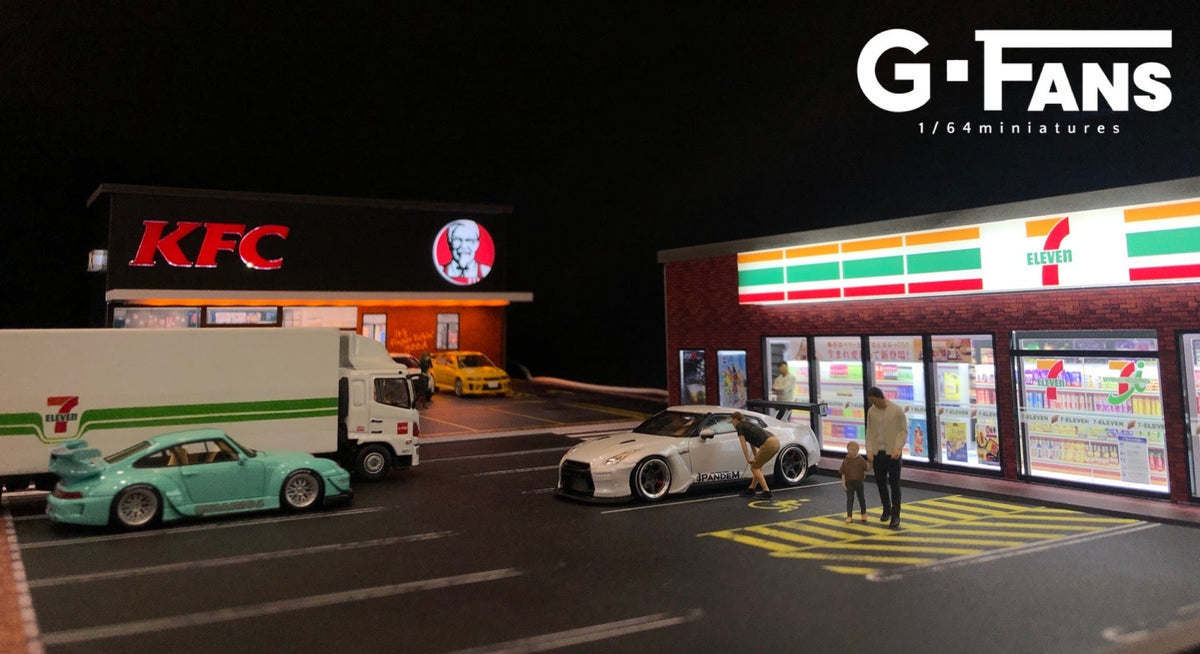 G.Fans 1:64 7-Eleven Diorama 710020