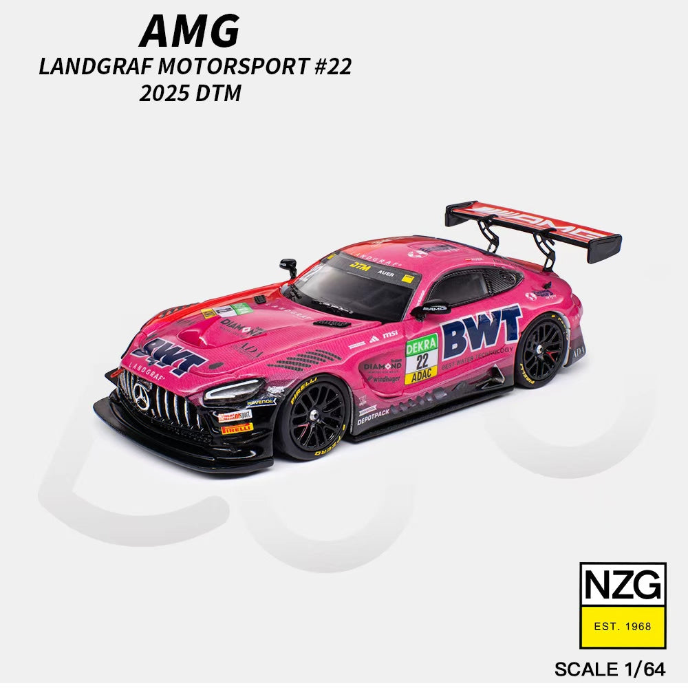 [Preorder] KILO works 1:64 Mercedes AMG GT3 EVO DTM 2025 (2 Colours) 114600010/114600011