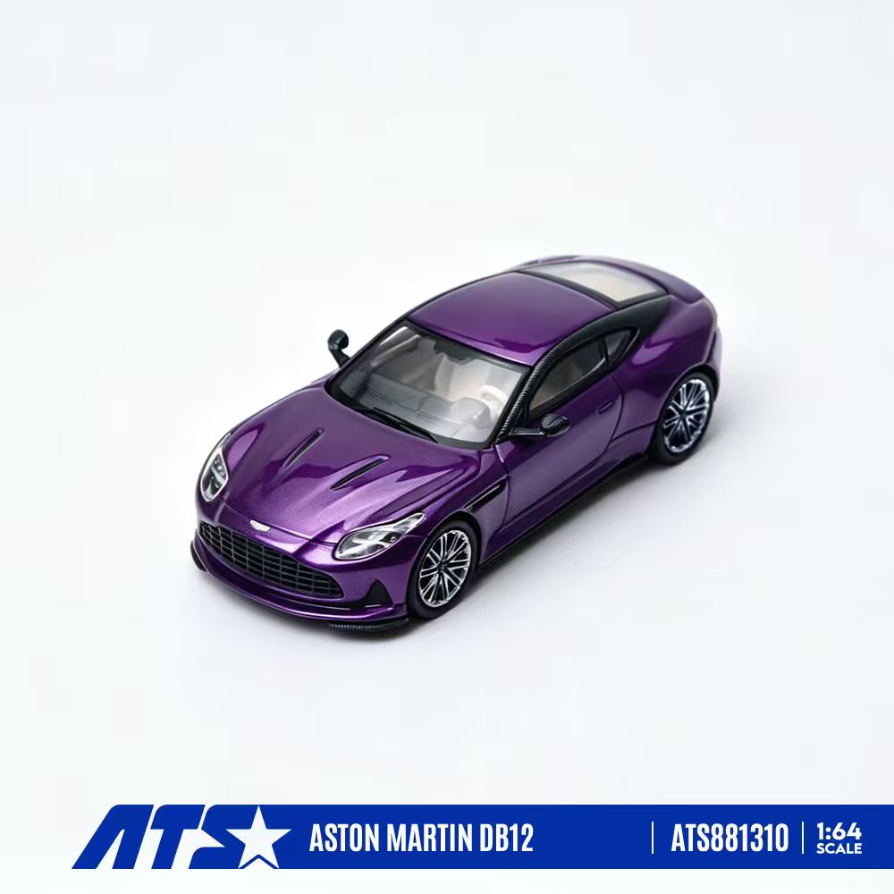[Preorder] ATS Model 1:64 Aston Martin DB12 Metal Blue/Purple (2 Colours) ATS881309/ATS881310