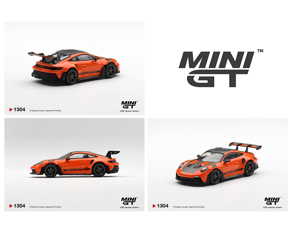 [Preorder] Mini GT 1:64 Porsche 911 (992) GT3 RS Weissach Package – Gulf Orange – Limited Edition MGT01304-BL
