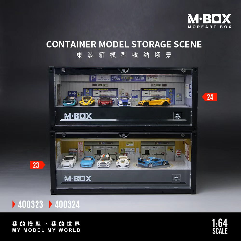 [Preorder] MBOX 1:64 CONTAINER MODEL STORAGE SCENE (2 Versions) MB400323/MB400324