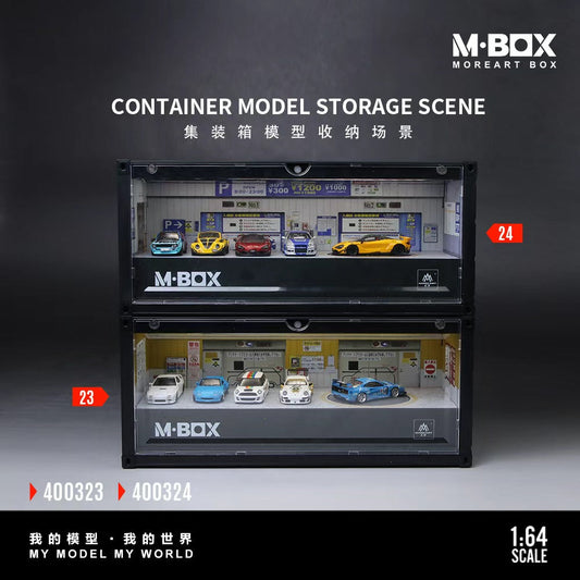 [Preorder] MBOX 1:64 CONTAINER MODEL STORAGE SCENE (2 Versions) MB400323/MB400324