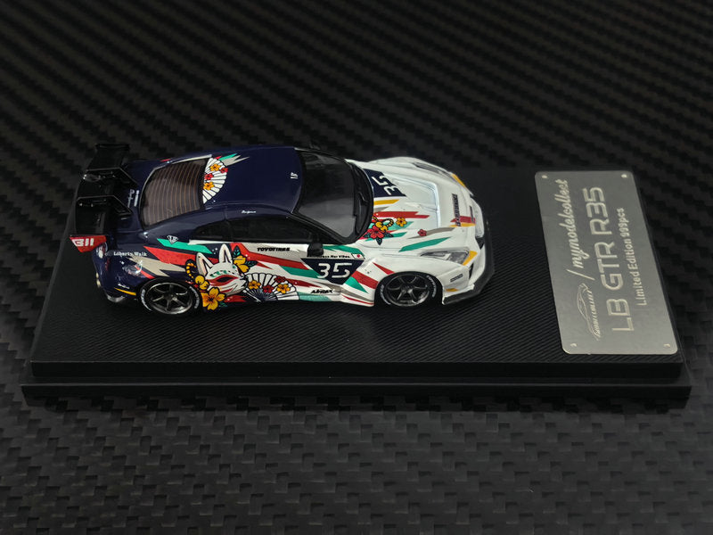[Preorder] Model Collect 1:64 LB GTR R35 1.5 Kitsune Mask Livery MC640004S