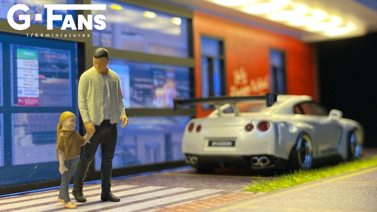 G.Fans 1:64 Diorama KFC Fast Food Building 710014