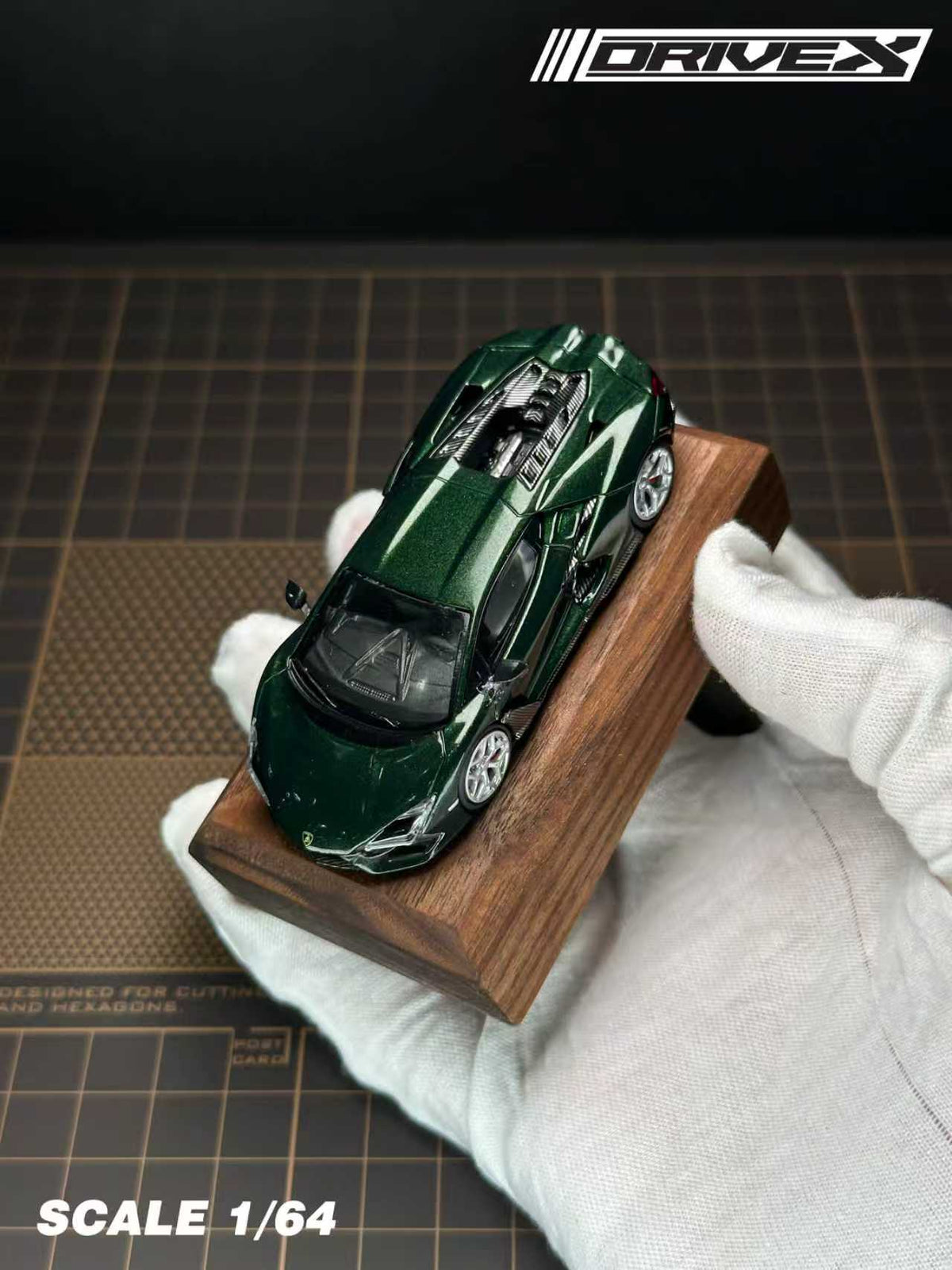 Drive X 1:64 Lamborghini Revuelto Hanging Card Board (7 Colours)