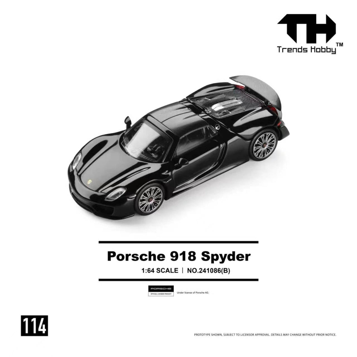 [Preorder] Trends Hobby 1:64 Porsche 918 Spyder (2 Colours) 241086(A)/241086(B)