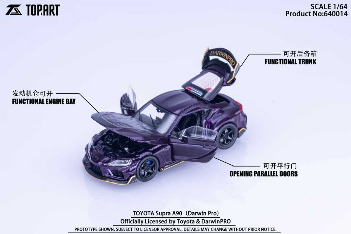 [Preorder] TOPART 1:64 Toyota Supra A90 Darwin Pro TAO640014
