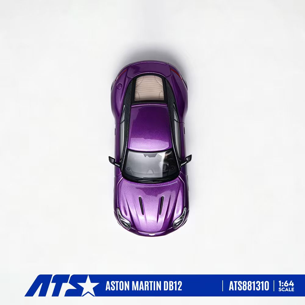 [Preorder] ATS Model 1:64 Aston Martin DB12 Metal Blue/Purple (2 Colours) ATS881309/ATS881310