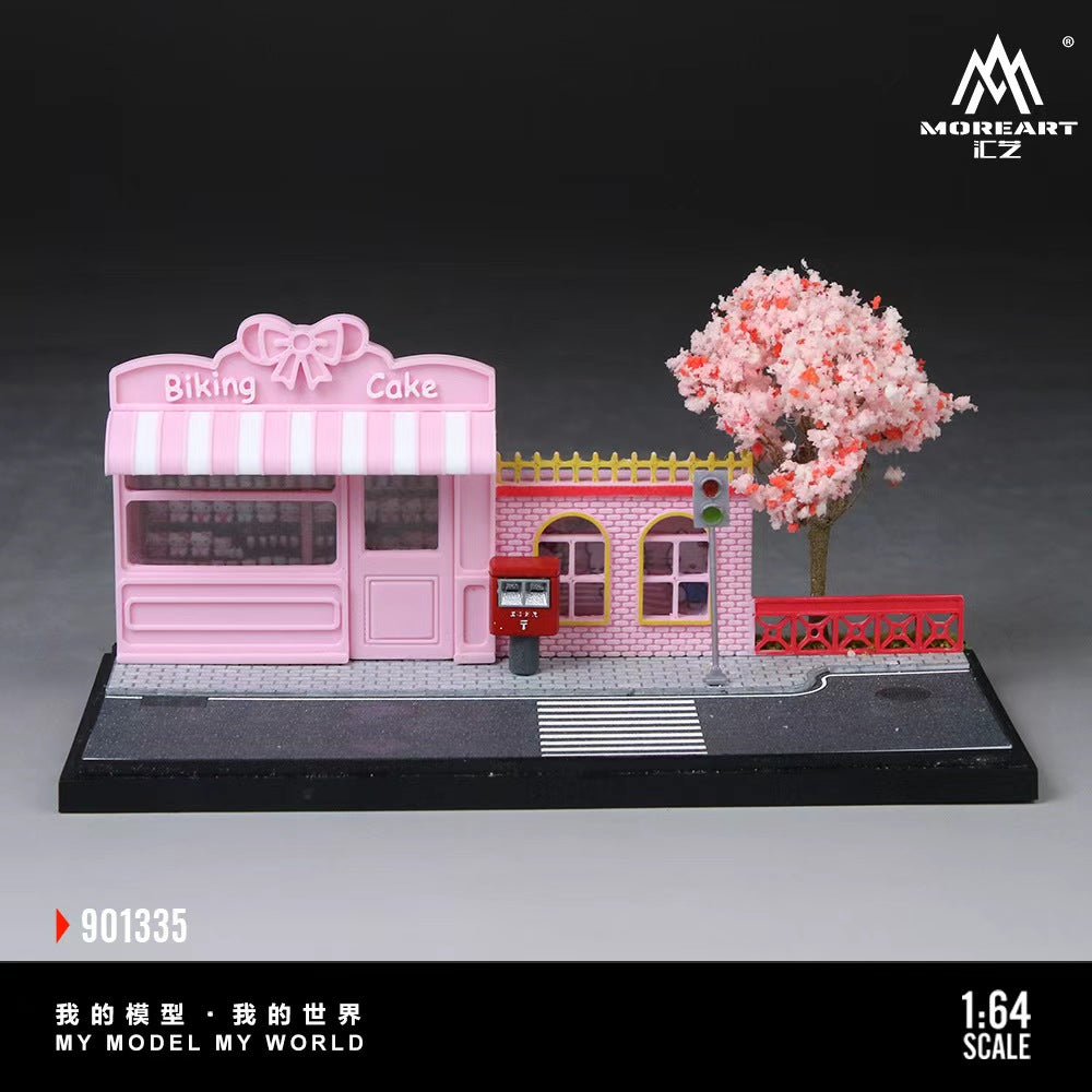 MoreArt 1:64 PINK DOLL STORE SCENE Diorama MO901335