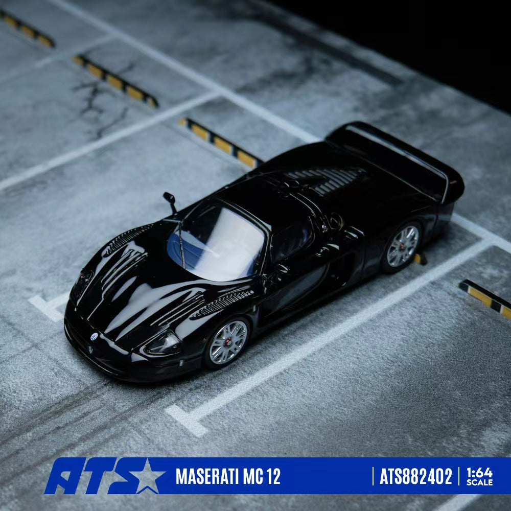 [Preorder] ATS Model 1:64 Maserati MC 12 Black ATS882402