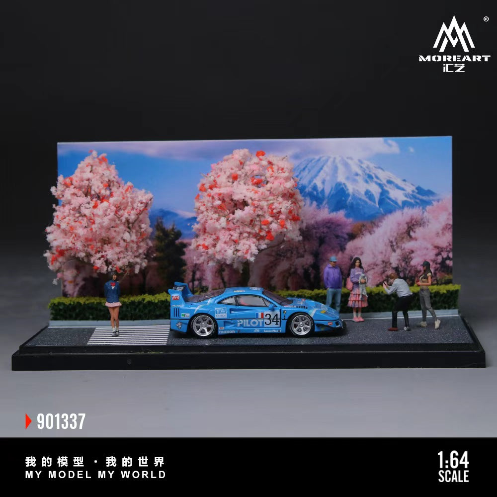 [Preorder] MoreArt 1:64 SPRING SPECIAL - FUJI CHERRY BLOSSOM SCENE MO901337