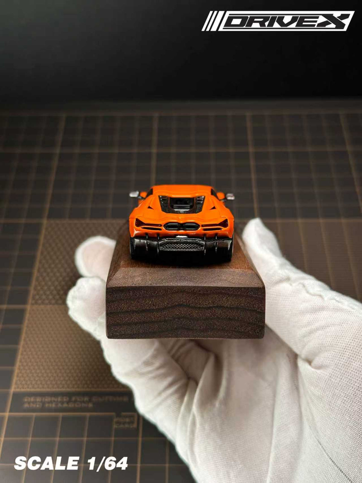Drive X 1:64 Lamborghini Revuelto Hanging Card Board (7 Colours)