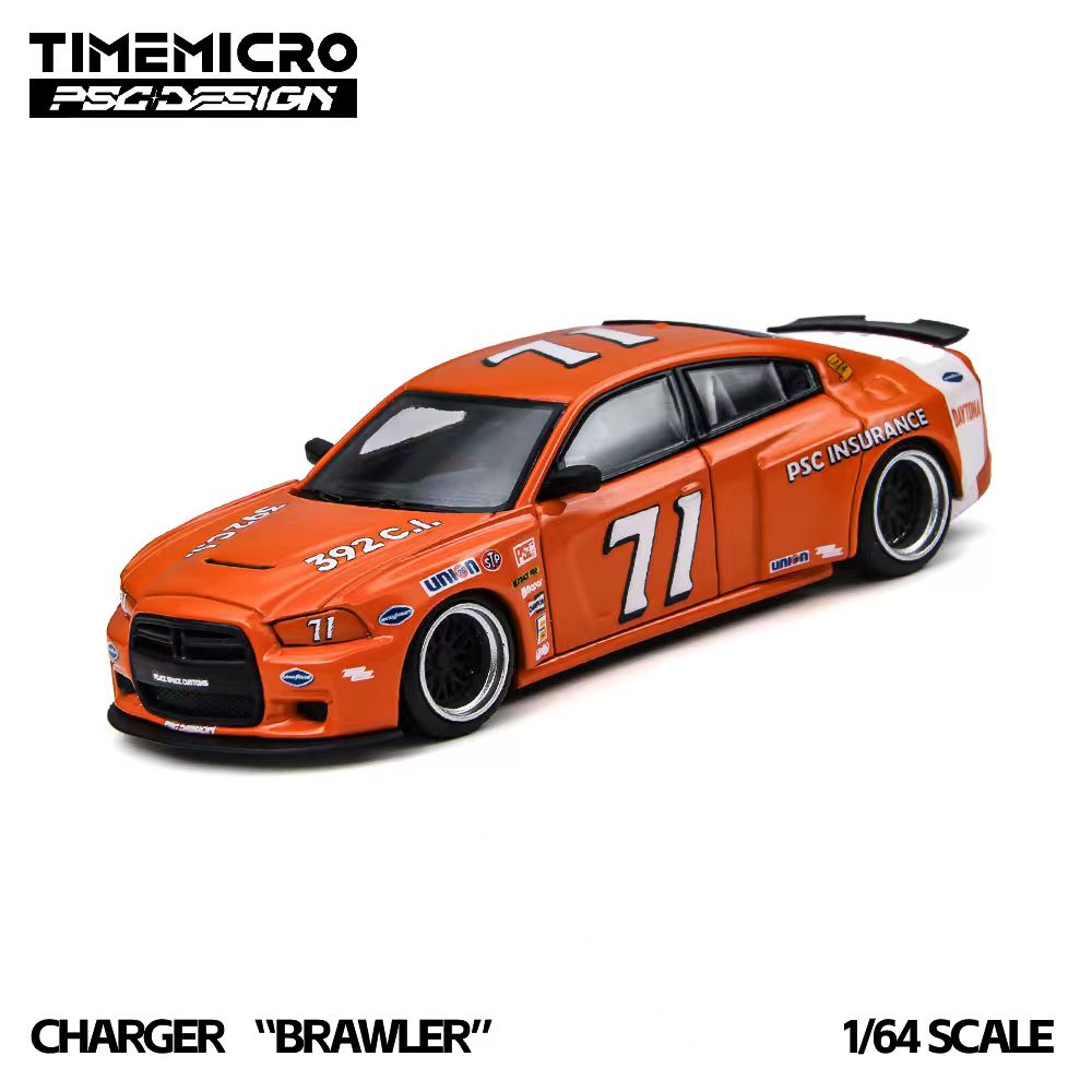 [Preorder] TimeMicro × PSC DESIGN 1:64 "Brawler" Daytona '71 Charger TM648209