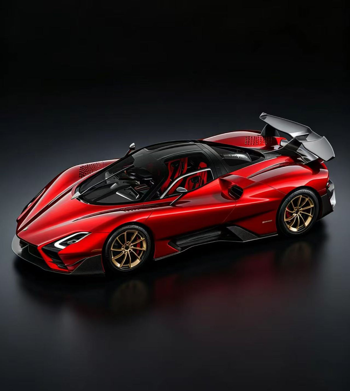 [Preorder] Fine Works64 1:64 SSC Tuatara Striker Metallic Red