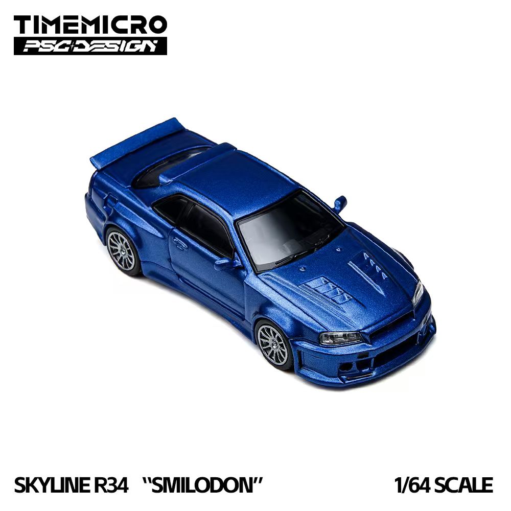 [Preorder] TimeMicro × PSC DESIGN 1:64 R34 "Smilodon" × RWB 964 Navy Blue TM648403/ TM648404
