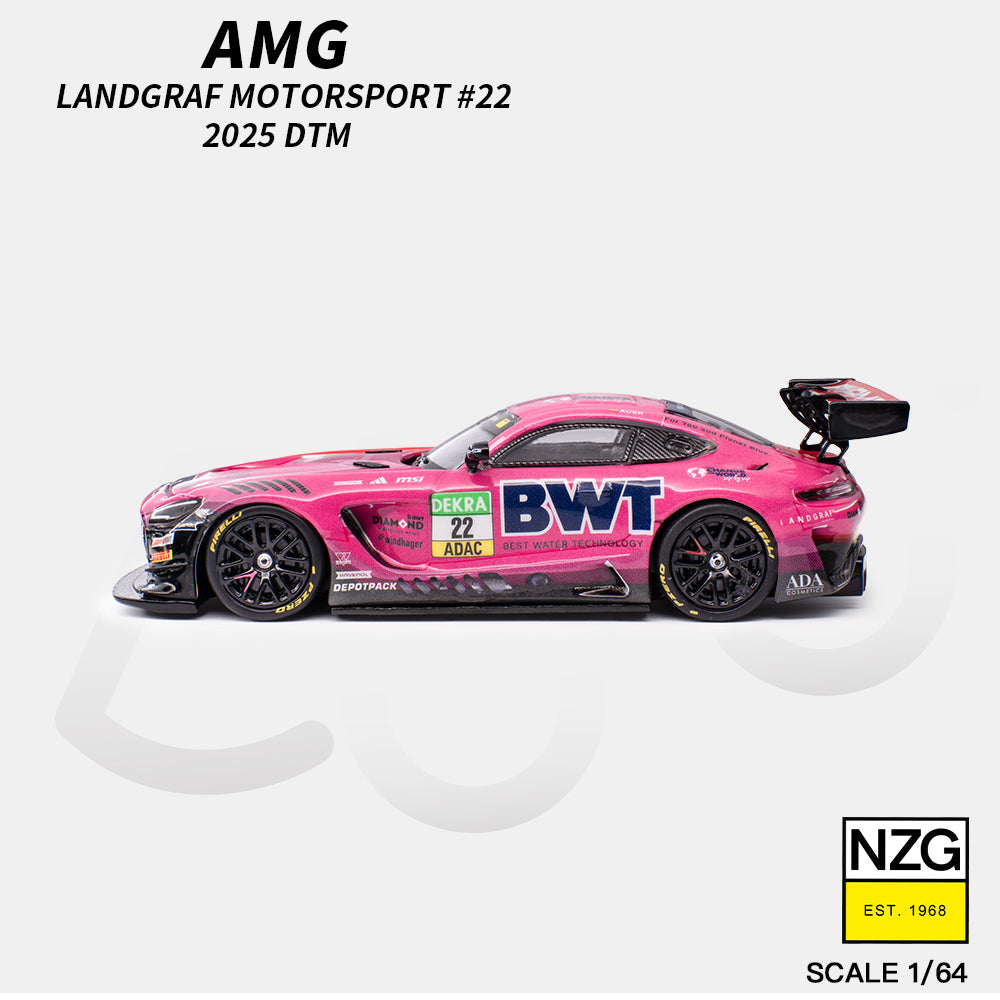 [Preorder] KILO works 1:64 Mercedes AMG GT3 EVO DTM 2025 (2 Colours) 114600010/114600011