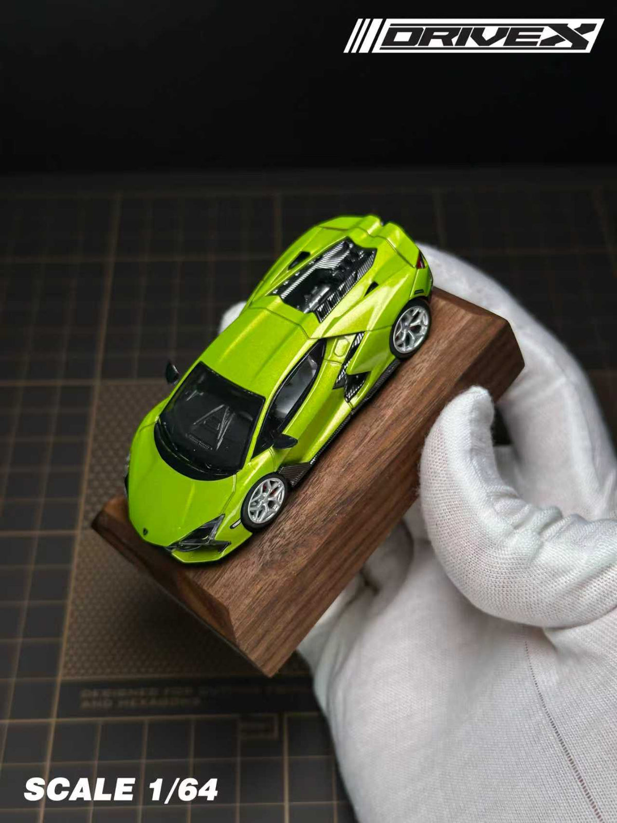Drive X 1:64 Lamborghini Revuelto Hanging Card Board (7 Colours)