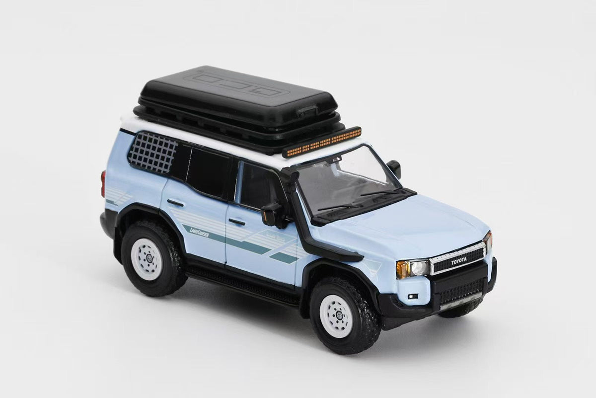 GCD 1:64 Toyota LAND CRUISER PRADO 2024 - LHD BLUE KS-075-581