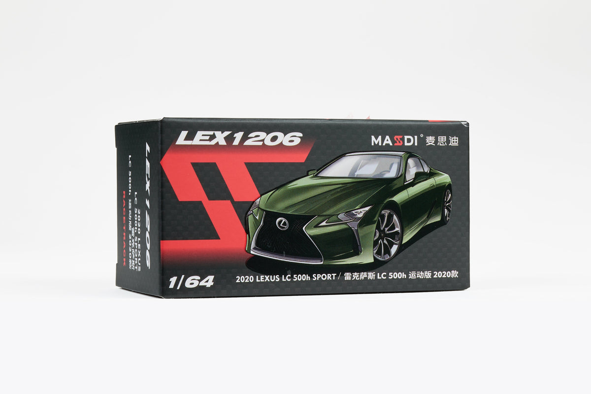 Massdi 1:64 Lexus LC500h Green LEX1206