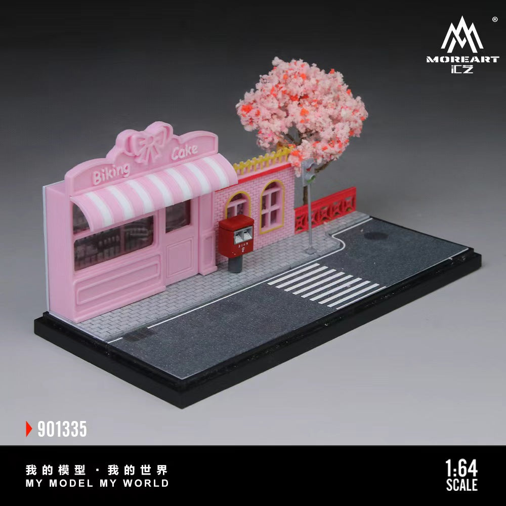 MoreArt 1:64 PINK DOLL STORE SCENE Diorama MO901335