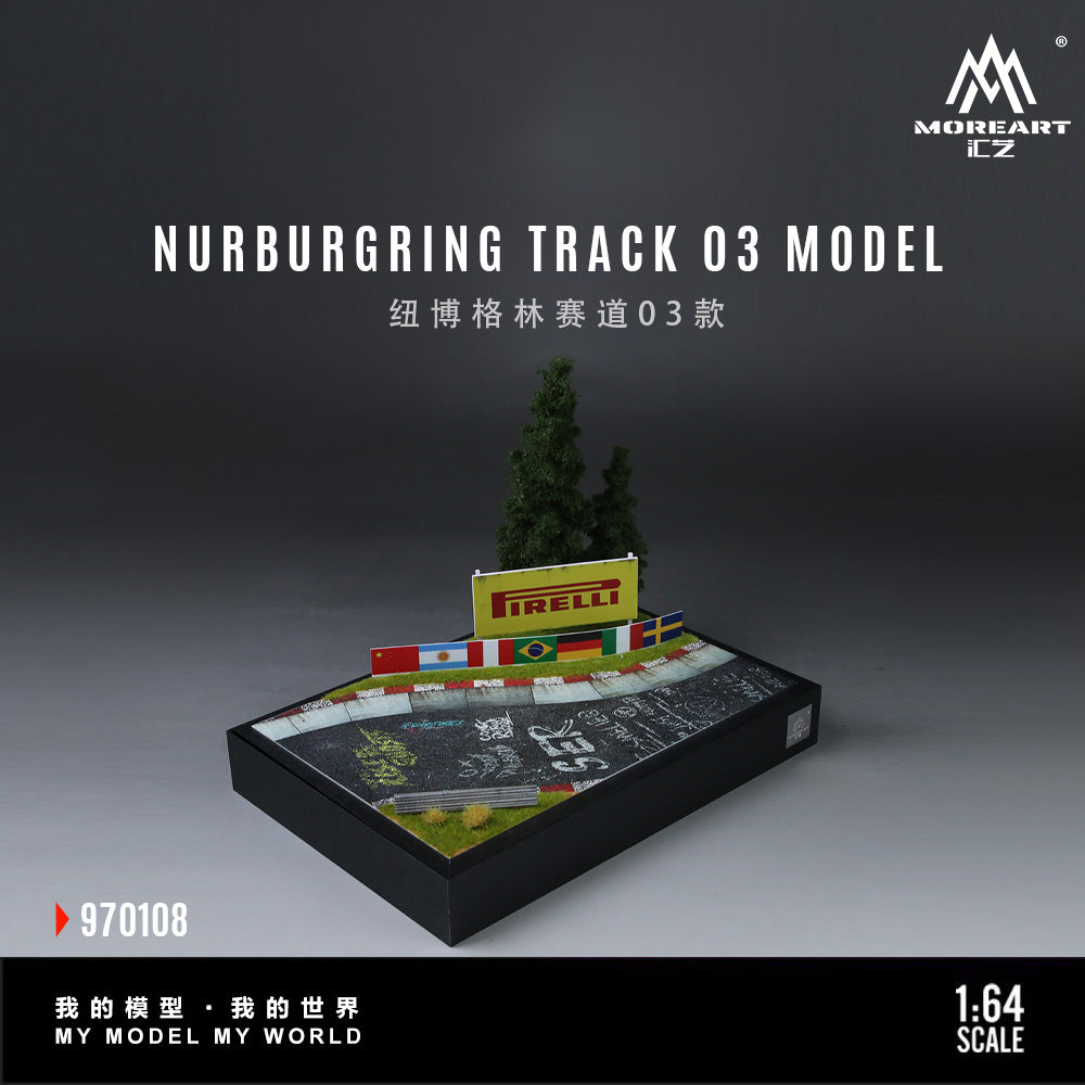 MoreArt 1:64 NURBURGRING TRACK O3 MODEL MO970108