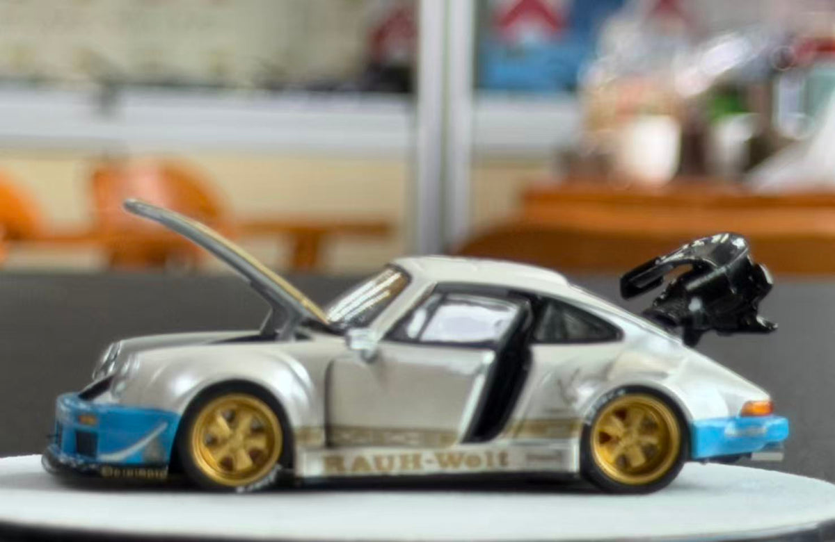 [Preorder] PGM 1:64 Porsche RWB 930 White pgm-640211  (2 Versions)