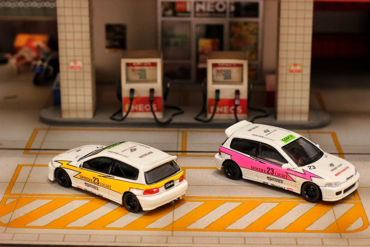 [Preorder] Street Weapon 1:64 Honda Civic EG6 Lighting Livery (2 Colours)