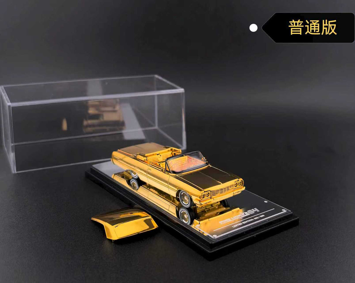 Fine Works 1:64 Chevrolet Impala West Coast Bouncing Cars (2 Versions)