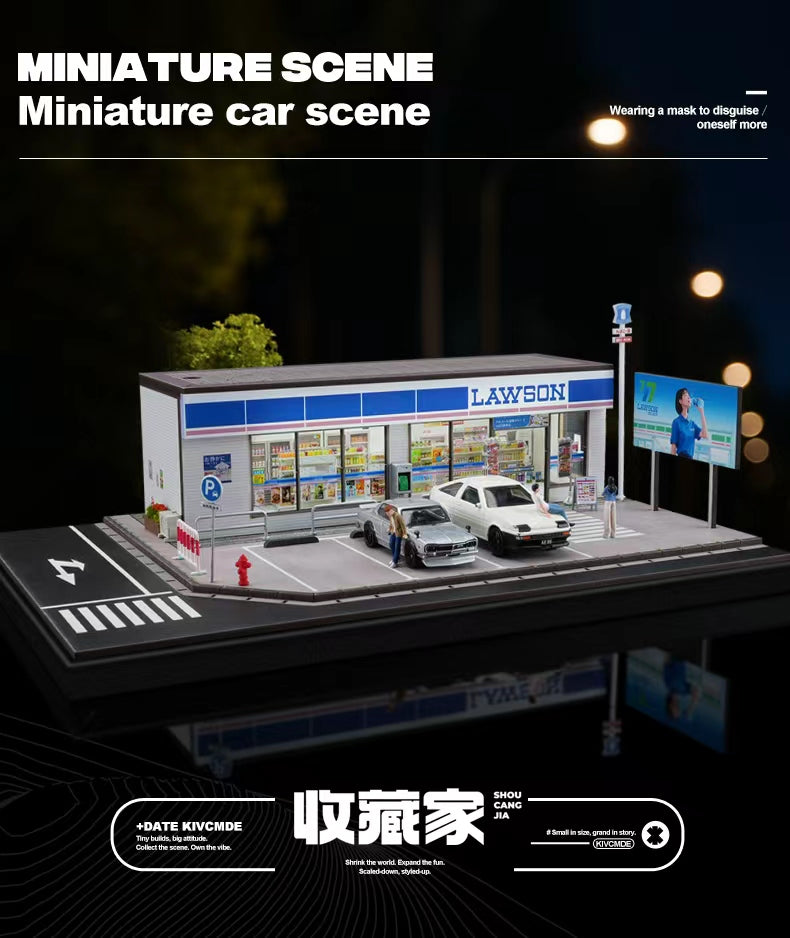 SHOU CANG JIA 1:64 Lawson Convenience Store (Large) SCENE SCJ-82045-A