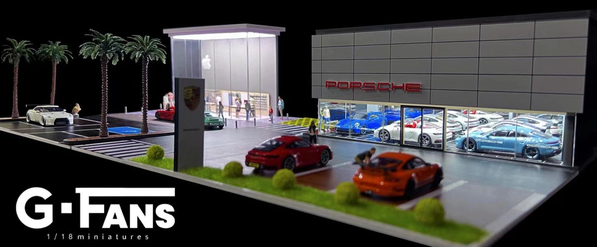 G.Fans 1:64 Diorama Porsche Center Building 710031