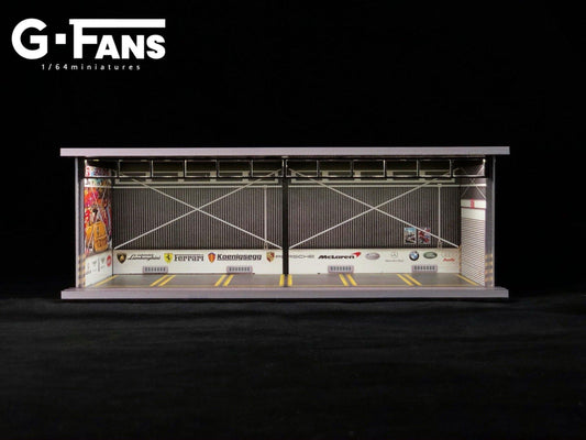 G.Fans 1:64 Garage Diorama with LED 710010
