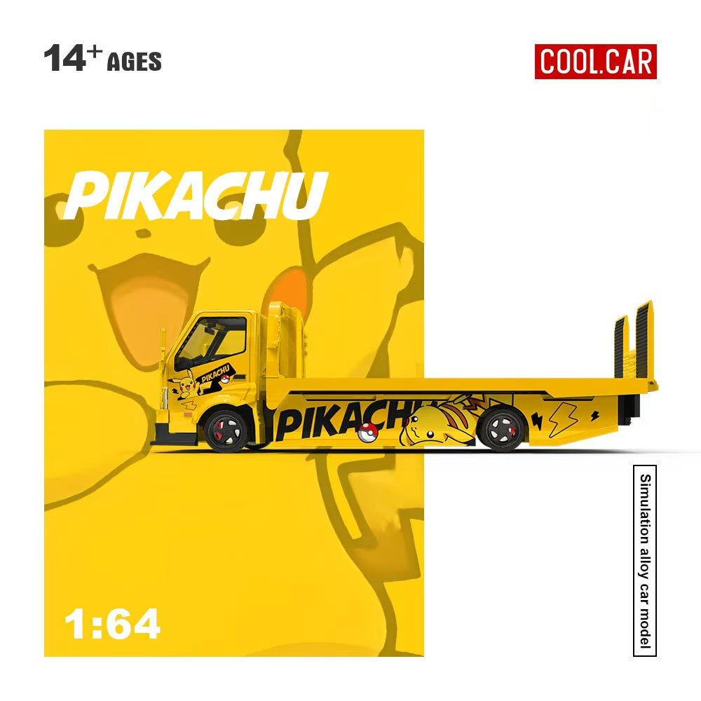 [Preorder] Cool Car 1:64 H300 FLATBED TRANSPORT TRAILER Pikachu CC647242