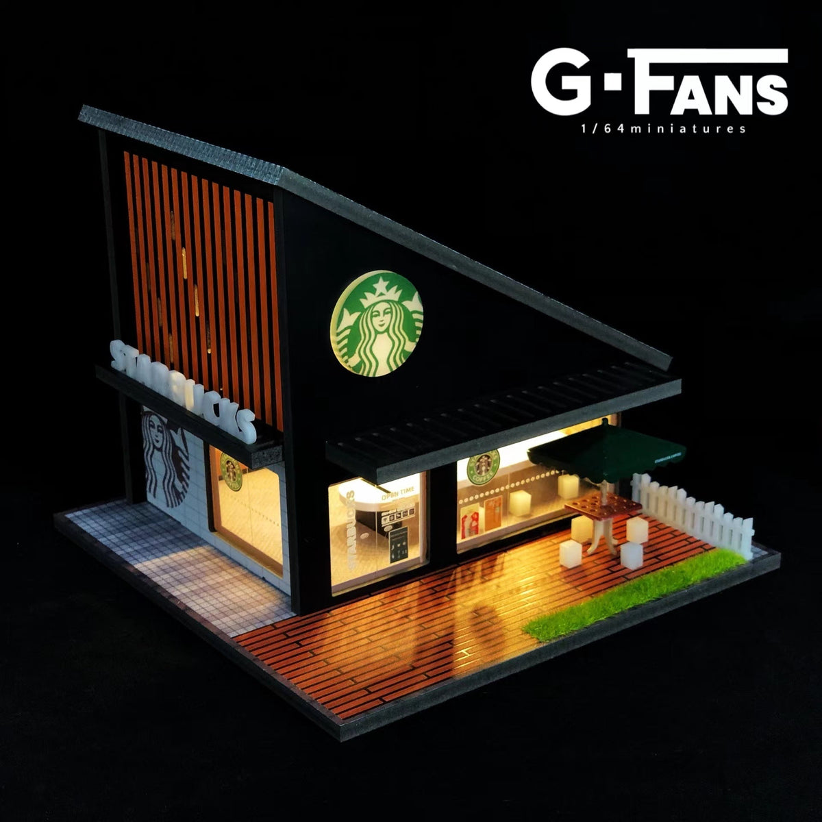 G.Fans 1:64 Starbucks Building Diorama Model 710025